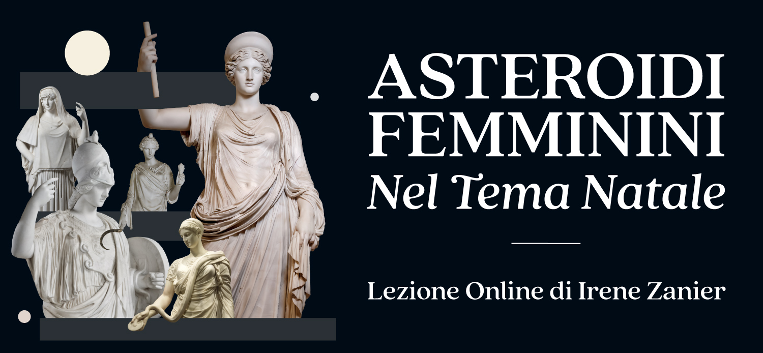 Copertina del corso di astrologia online Introduzione agli asteroidi di Irene Zanier